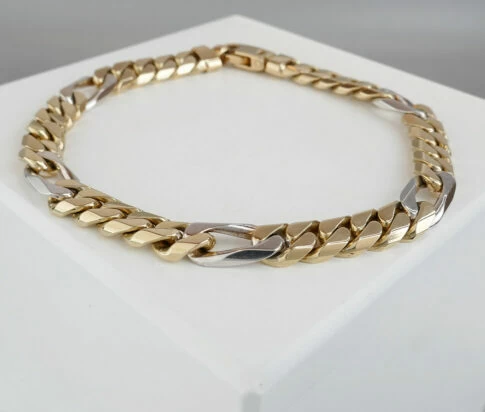 Christian bicolor heren armband