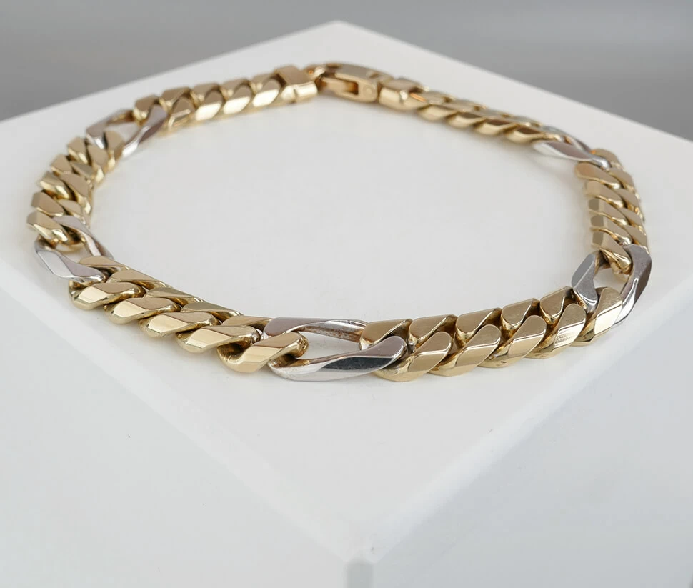 Christian bicolor heren armband