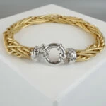 Christian geweven armband