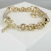 Vintage bicolor gouden armband